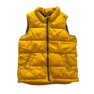 Yellow Puffer Vest for Kids